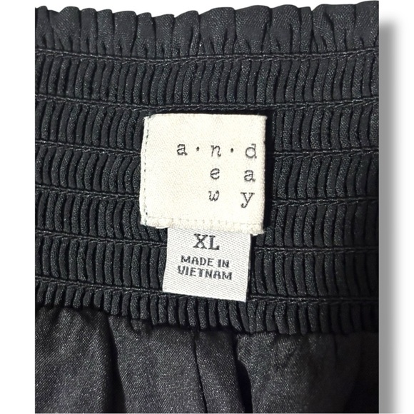 A New Day NWT XL Ebony Fully Lined High Wide Waistband Fit and Flare Mini Skirt - Picture 9 of 15